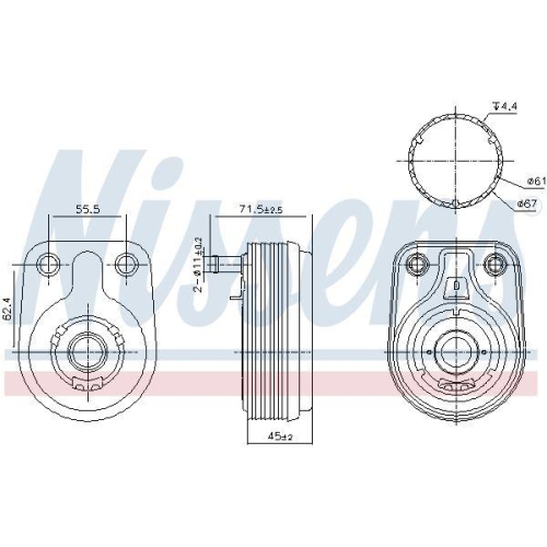 NISSENS &Ouml;lk&uuml;hler, Motor&ouml;l ** FIRST FIT ** 91372
