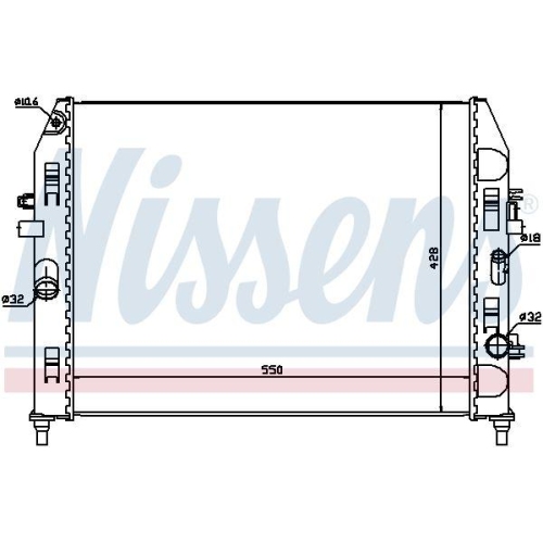 NISSENS K&uuml;hler, Motork&uuml;hlung 68527