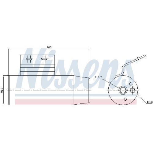 NISSENS Trockner, Klimaanlage 95124