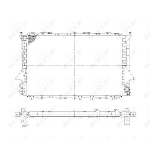 NRF Kühler, Motorkühlung 58870