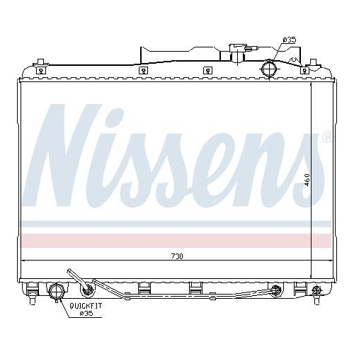 NISSENS K&uuml;hler, Motork&uuml;hlung 67528