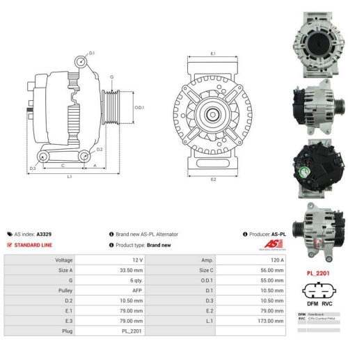 AS-PL Generator AS A3329