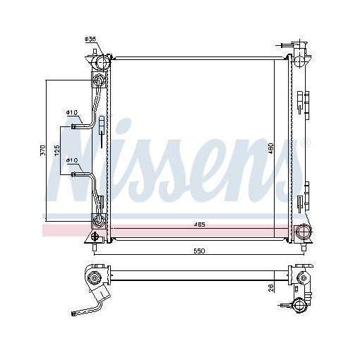 NISSENS K&uuml;hler, Motork&uuml;hlung 675057
