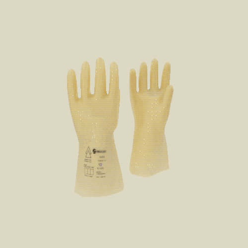 Elektriker-Schutzhandschuh mit Schutzisolierung Größe 12 Klasse 0 weiß 117.0053