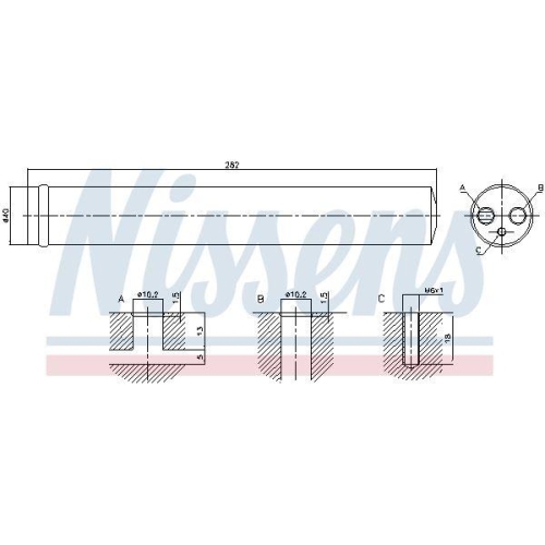 NISSENS Trockner, Klimaanlage 95525