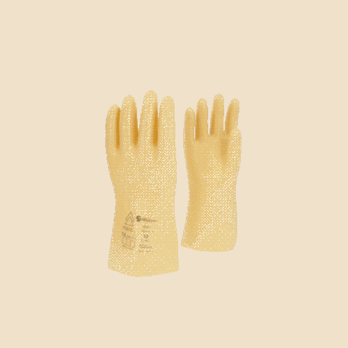 Elektriker-Schutzhandschuh mit Schutzisolierung Größe 12 Klasse 1 weiß 117.0056