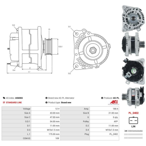 AS-PL Generator AS A5606S