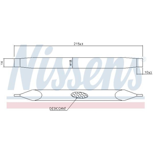 NISSENS Trockner, Klimaanlage 95771