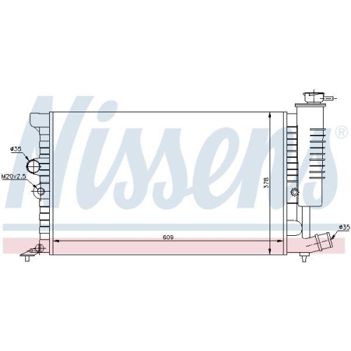 NISSENS K&uuml;hler, Motork&uuml;hlung 61399A
