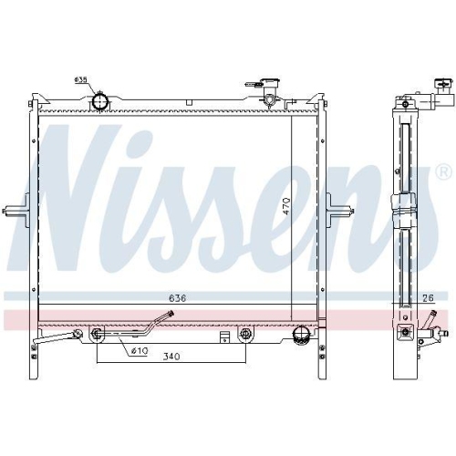 NISSENS K&uuml;hler, Motork&uuml;hlung 66772