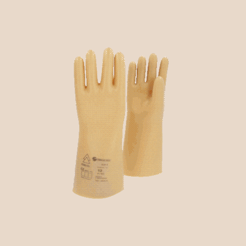 Elektriker-Schutzhandschuh mit Schutzisolierung Größe 12 Klasse 4 weiß 117.0065