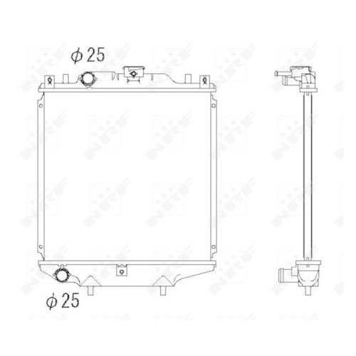 NRF K&uuml;hler, Motork&uuml;hlung EASY FIT 507643