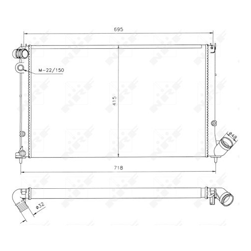 NRF K&uuml;hler, Motork&uuml;hlung 58022