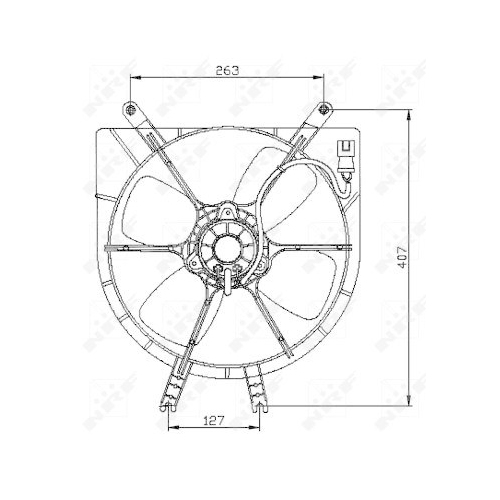 NRF L&uuml;fter, Motork&uuml;hlung 47042