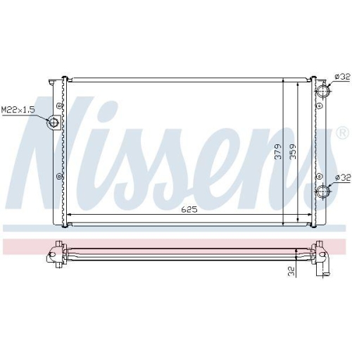 NISSENS K&uuml;hler, Motork&uuml;hlung ** FIRST FIT ** 652461