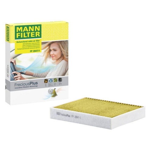 MANN-FILTER Filter, Innenraumluft FreciousPlus FP 2847/1