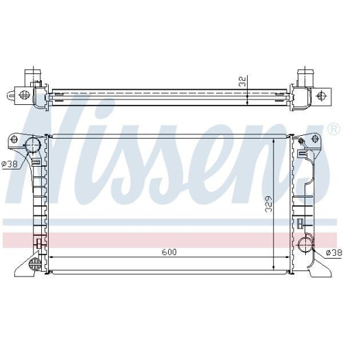 NISSENS K&uuml;hler, Motork&uuml;hlung 62369A