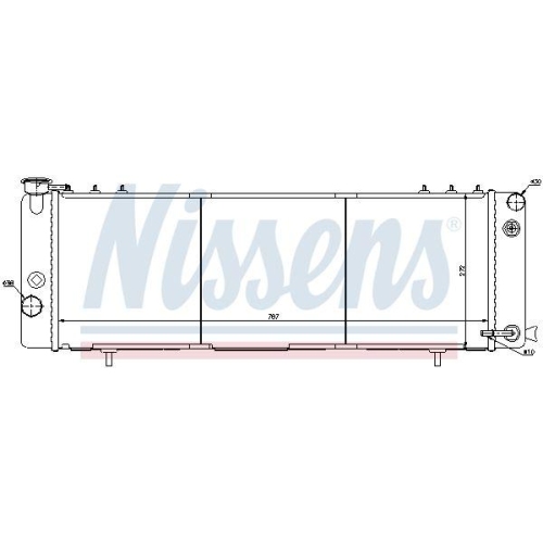 NISSENS K&uuml;hler, Motork&uuml;hlung ** FIRST FIT ** 61001
