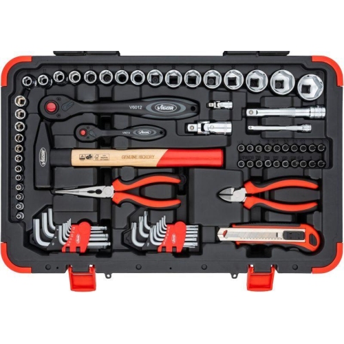 VIGOR Werkzeugkoffer 93-teilig V4425N