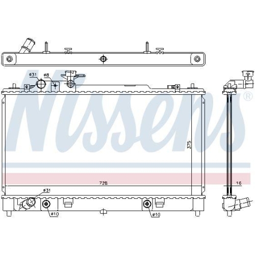 NISSENS K&uuml;hler, Motork&uuml;hlung 68550