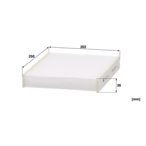 MANN-FILTER Filter, Innenraumluft CU 25 007