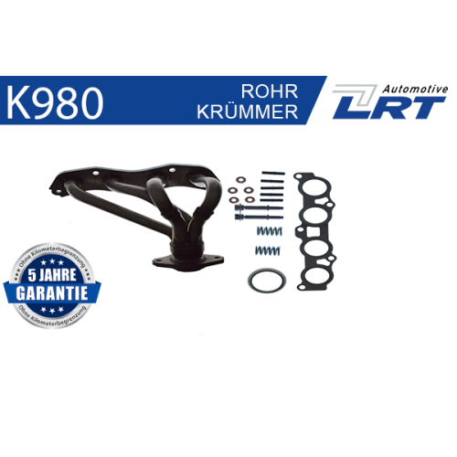 LRT Kr&uuml;mmer, Abgasanlage K980
