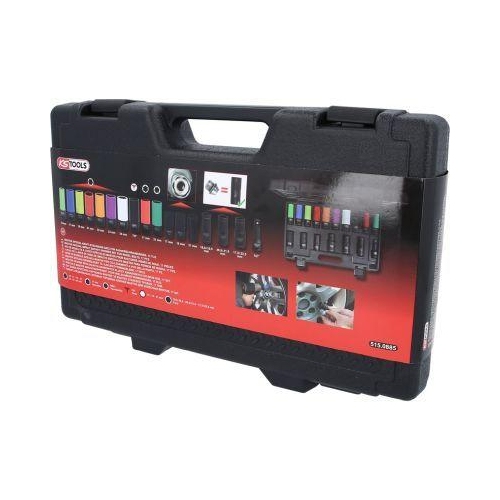 1/2 Zoll MASTER Spezial-Kraft-Stecknuss-Satz f&uuml;r Radverschraubungen, 17-tlg