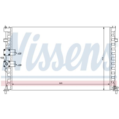 NISSENS K&uuml;hler, Motork&uuml;hlung 63735