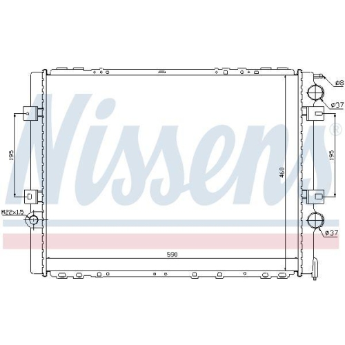 NISSENS K&uuml;hler, Motork&uuml;hlung 63859