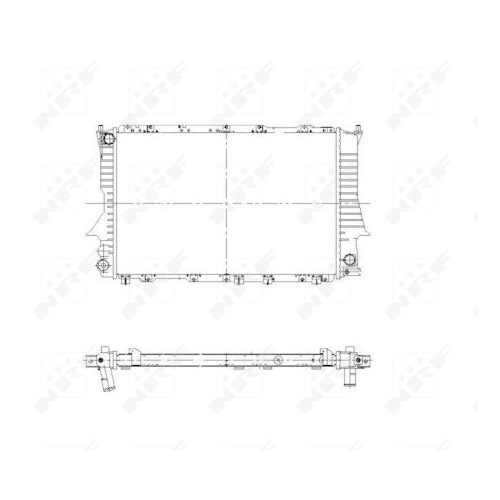 NRF Kühler, Motorkühlung 51320