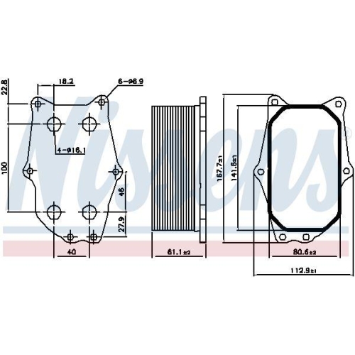 NISSENS &Ouml;lk&uuml;hler, Motor&ouml;l 90987