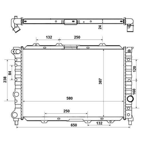 NRF K&uuml;hler, Motork&uuml;hlung EASY FIT 58202
