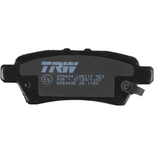 TRW Bremsbelagsatz, Scheibenbremse COTEC GDB3405