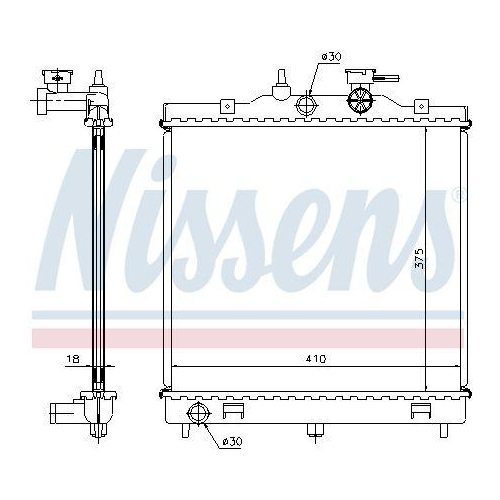 NISSENS K&uuml;hler, Motork&uuml;hlung 66655