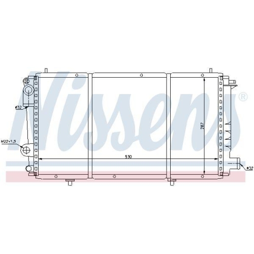 NISSENS K&uuml;hler, Motork&uuml;hlung 61337