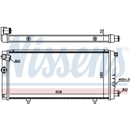 NISSENS K&uuml;hler, Motork&uuml;hlung 63729A