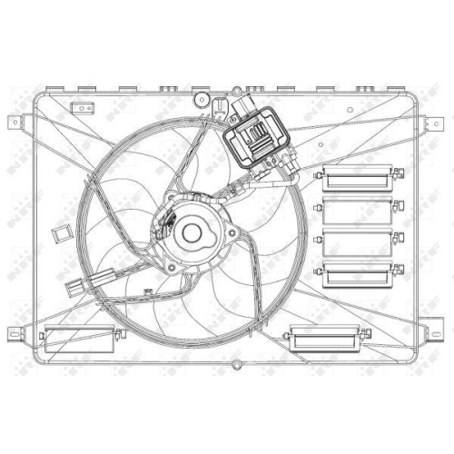 NRF L&uuml;fter, Motork&uuml;hlung 47627