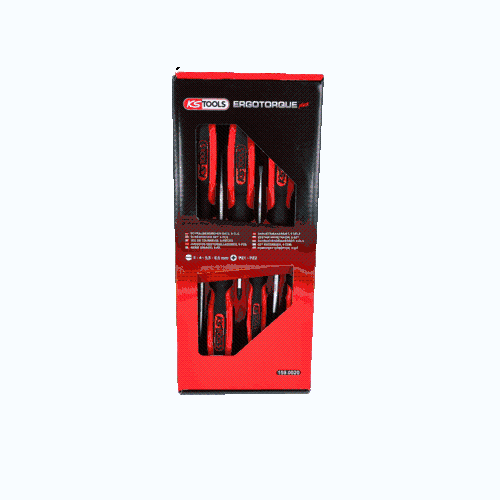 ERGOTORQUEplus Schraubendreher-Satz, 6-tlg Schlitz, PZ KS TOOLS 159.0020