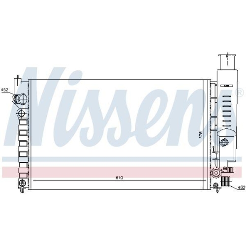 NISSENS K&uuml;hler, Motork&uuml;hlung 63613