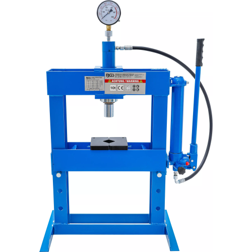 BGS HYDRAULIK WERKSTATTPRESSE 10 t RAHMENPRESSE DORNPRESSE HYDRAULIKPRESSE 9790