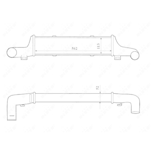 NRF Ladeluftkühler 30419