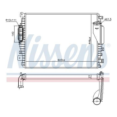 NISSENS Ladeluftk&uuml;hler 96045