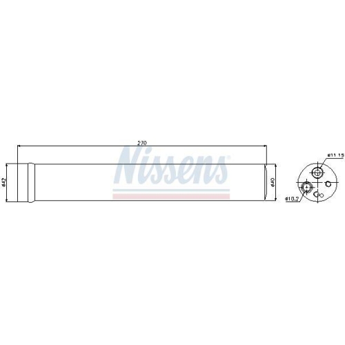 NISSENS Trockner, Klimaanlage 95504