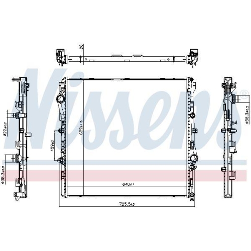 NISSENS K&uuml;hler, Motork&uuml;hlung 607352