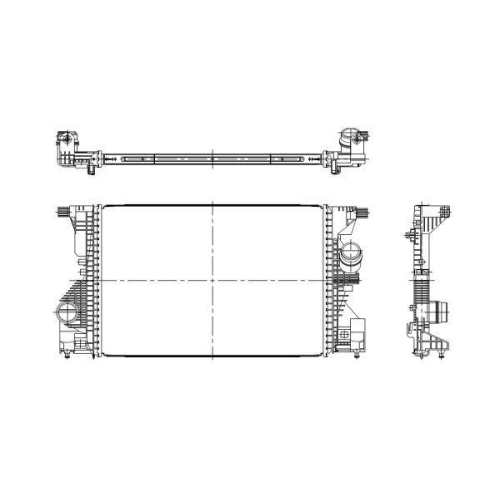 NRF Ladeluftkühler 309119