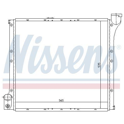 NISSENS Kühler, Motorkühlung 65221