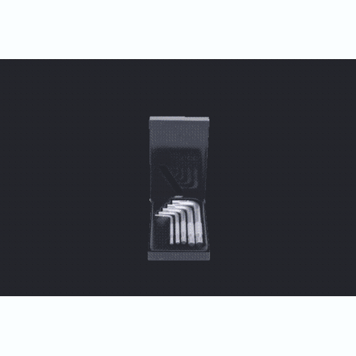 XZN-Winkelstiftschl&uuml;ssel-Satz, kurz, 5-tlg KS TOOLS 151.4100
