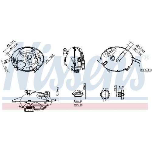 NISSENS Ausgleichsbeh&auml;lter, K&uuml;hlmittel ** FIRST FIT ** 996471