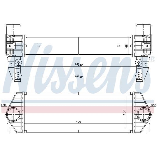 NISSENS Ladeluftk&uuml;hler ** FIRST FIT ** 96435