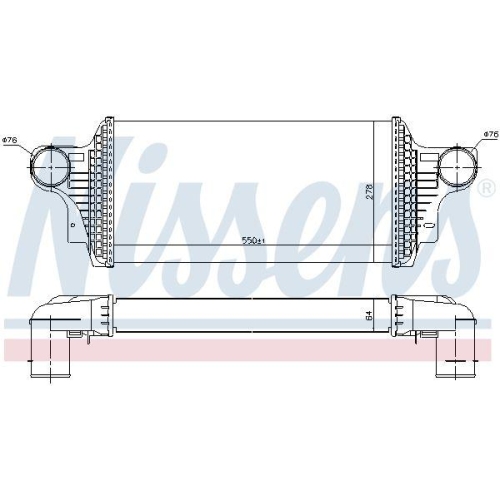 NISSENS Ladeluftkühler ** FIRST FIT ** 96438